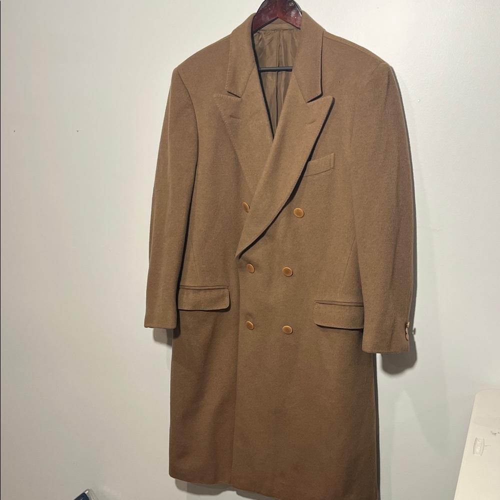Ballantyne Full length double breasted cashmere/wool coat